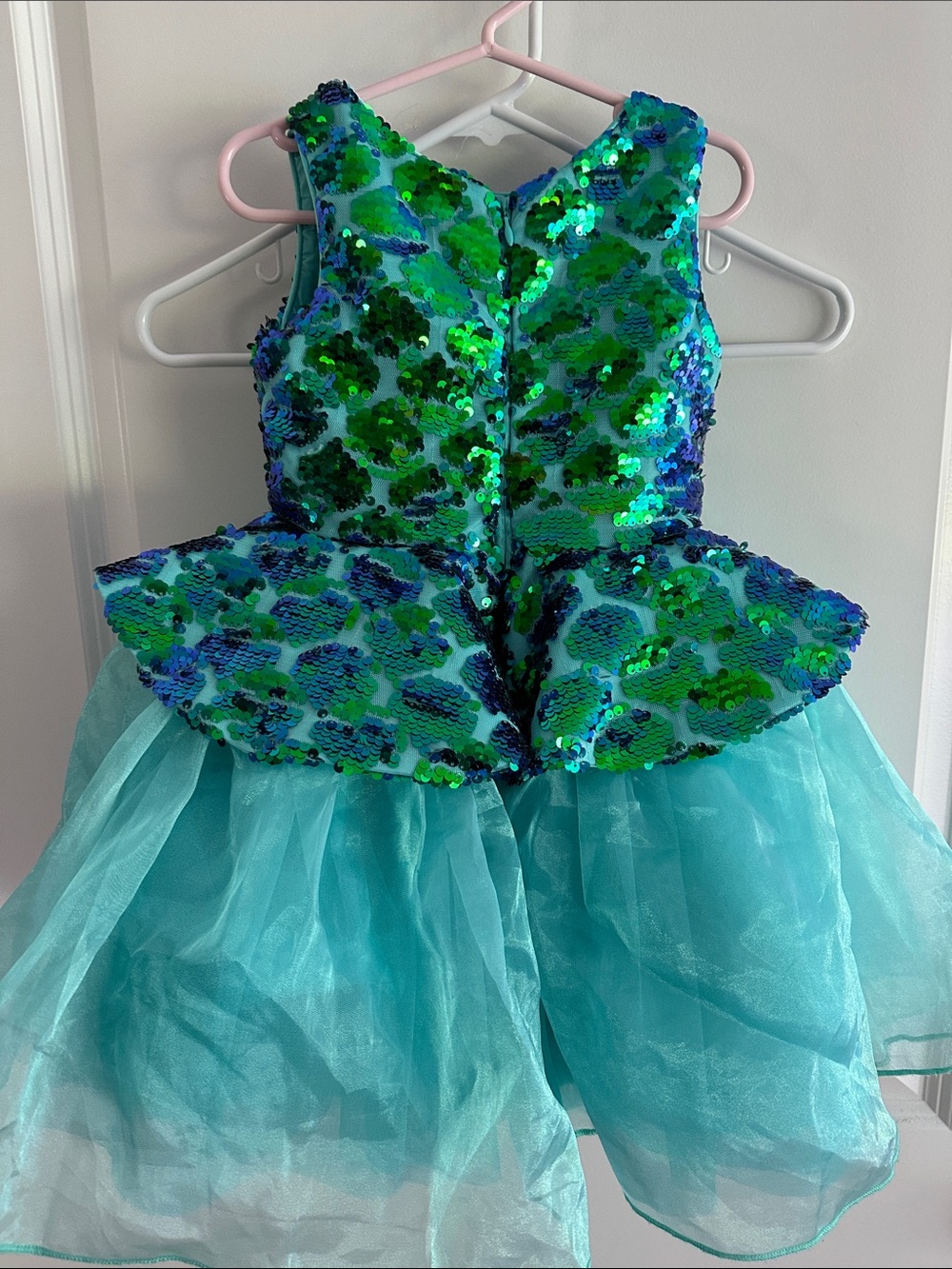 Disney 4T Sequin Ariel Premium Princess Dress - Picture 4 of 5